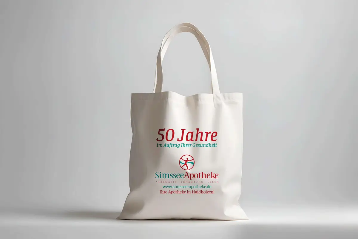 Simssee Apotheke Textildruck Einkaufstaschen - modal
